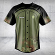 Customize Italy Coat Of Arms And Camo Baseball Jersey Shirt