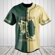 Customize Stay Wild Native Child Green Baseball Jersey Shirt