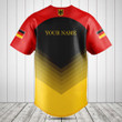 Customize Germany Flag Gradient Sport Baseball Jersey Shirt