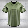Customize Hungary Skull Green Baseball Jersey Shirt