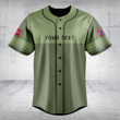 Customize Norway Skull Green Baseball Jersey Shirt
