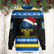Ukraine Merry Christmas Santa Skull Sweatshirt
