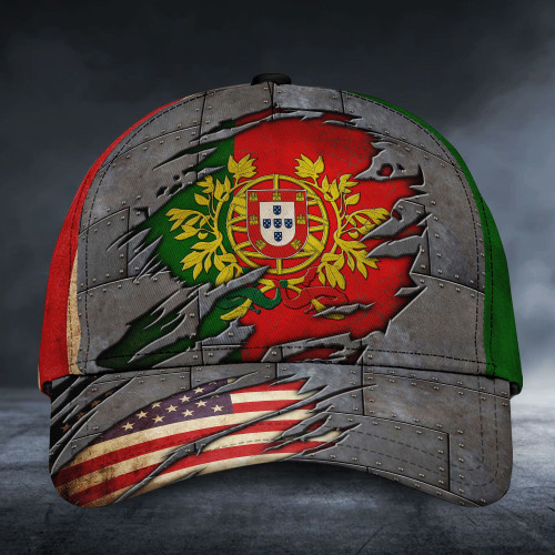 AIO Pride - Portugal & American Flags Unisex Cap
