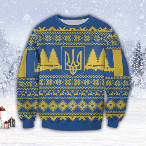 AIO Pride - Ukraina Ugly Christmas Sweatshirt