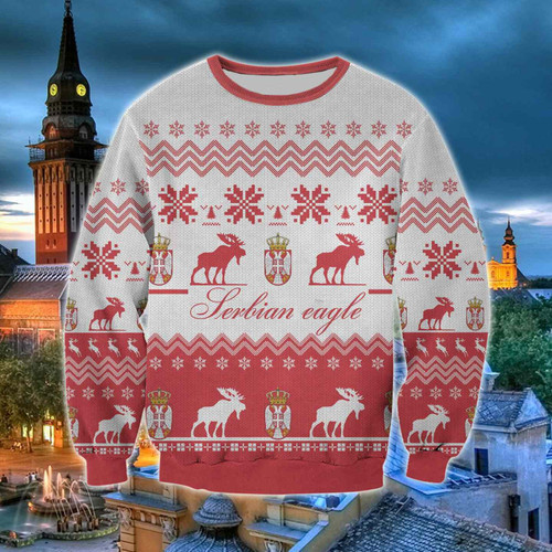AIO Pride - Serbian Eagle Christmas Sweatshirt