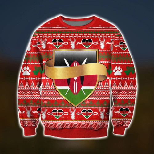 AIO Pride - Kenya Ugly Christmas Sweatshirt