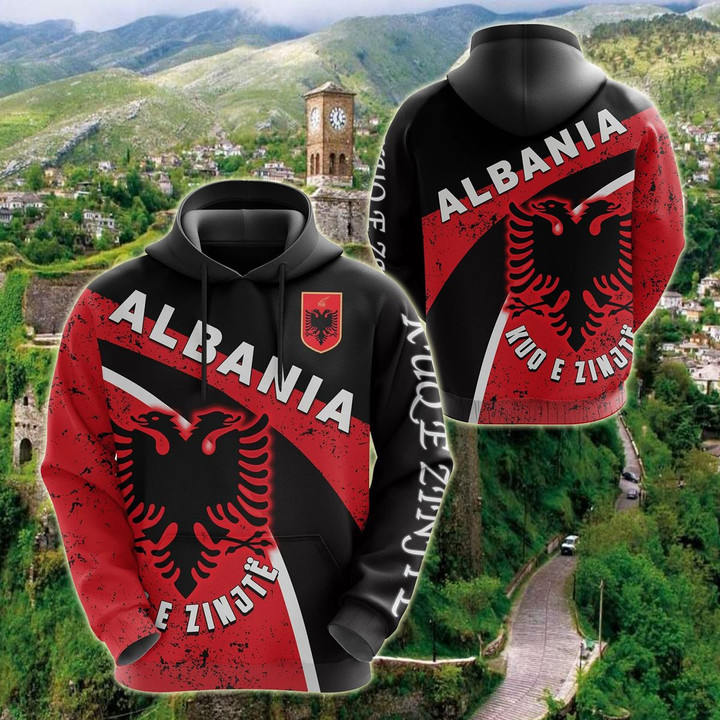 AIO Pride - Albania Kuq e zinjtë Football Style Unisex Adult Shirts