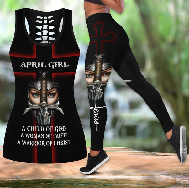 AIO Pride - April Girl - A Child Of God Hollow Tank Top or Legging