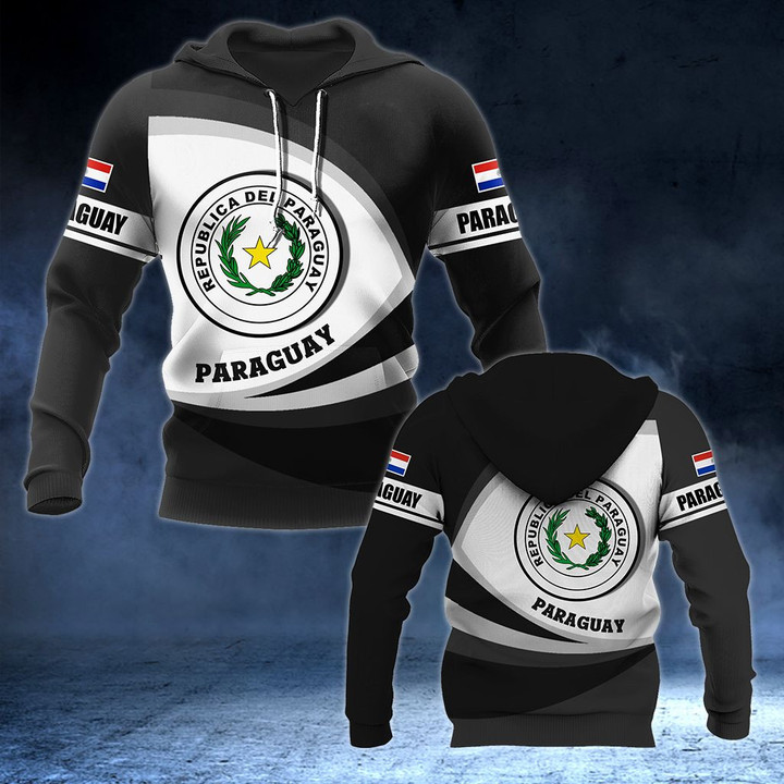 AIO Pride - Paraguay Coat Of Arms - New Form Unisex Adult Hoodies