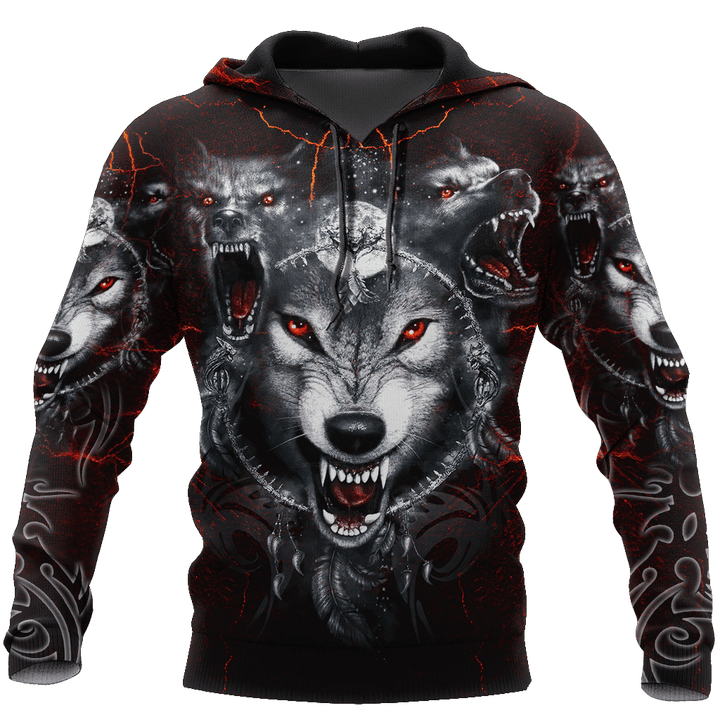 AIO Pride - Wolf 3D Dreamcatcher Unisex Adult Shirts
