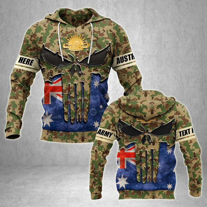 AIO Pride - Customize Australian Army Heroes Unisex Adult Hoodies