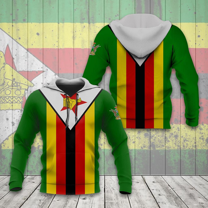 AIO Pride - Zimbabwe Flag Unisex Adult Hoodies