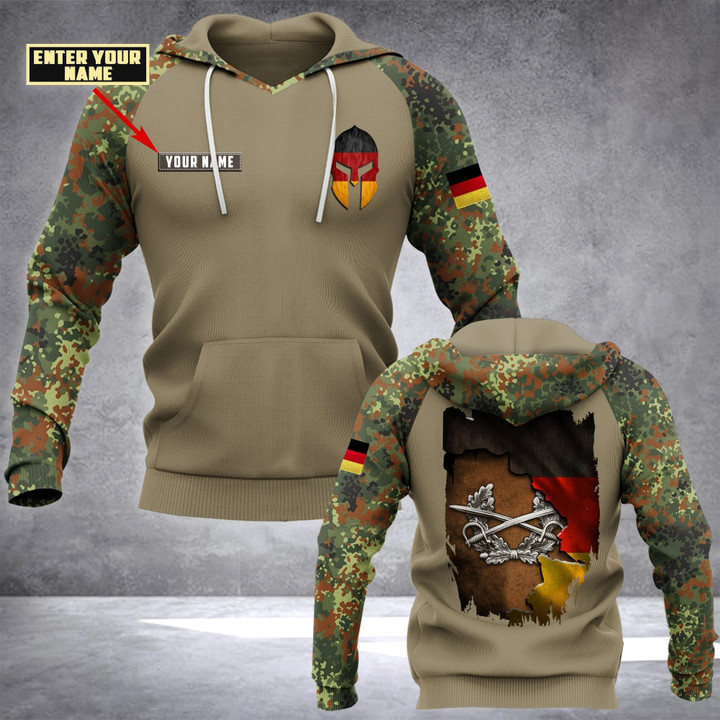 AIO Pride - Customize German Army Logo & Flag Unisex Adult Hoodies