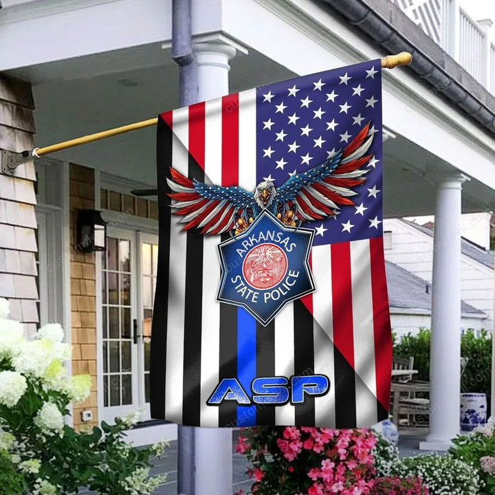 AIO Pride - Arkansas State Police House Flag