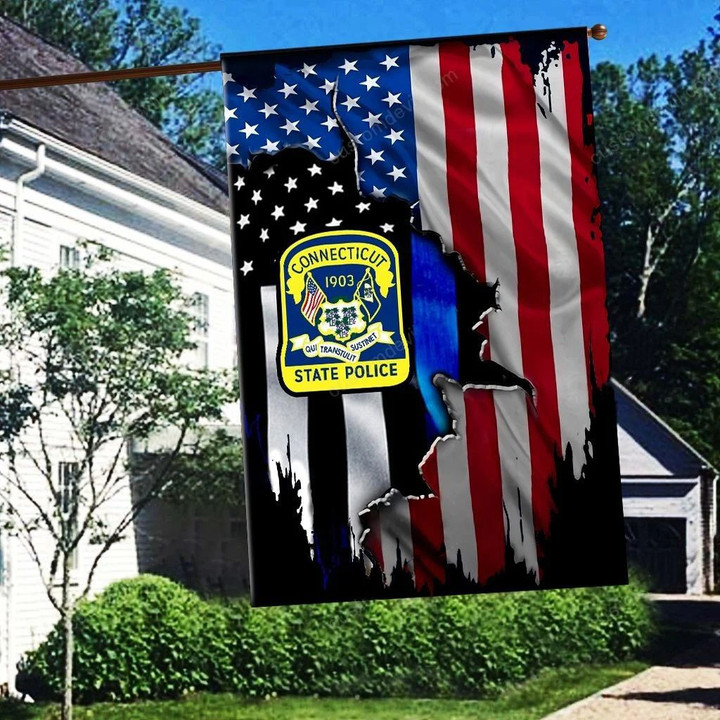 AIO Pride - Connecticut State Police House Flag