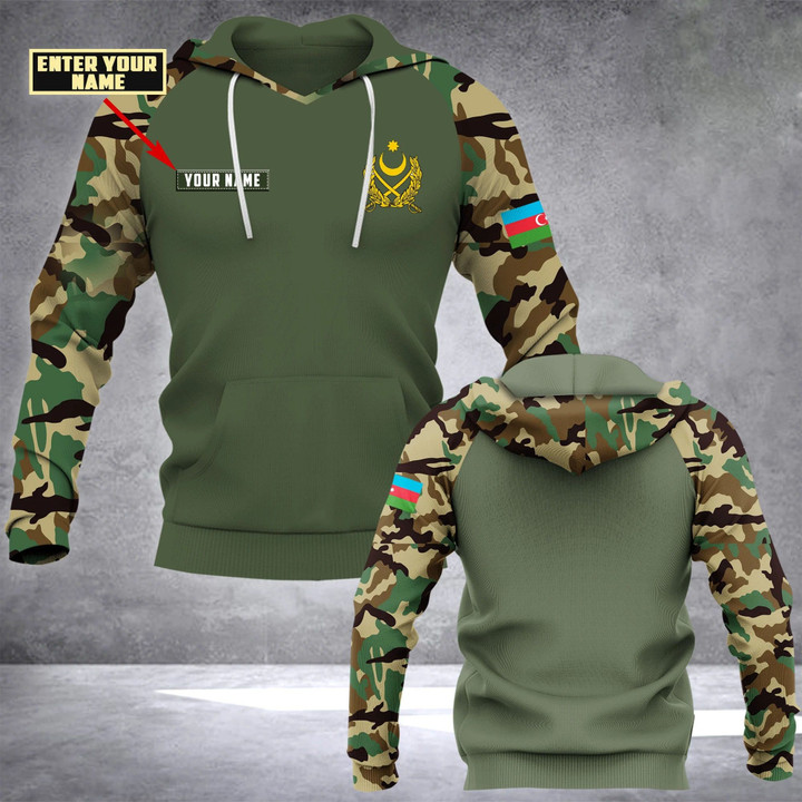 AIO Pride - Customize Azerbaijani Armed Forces Coat Of Arms Unisex Adult Hoodies
