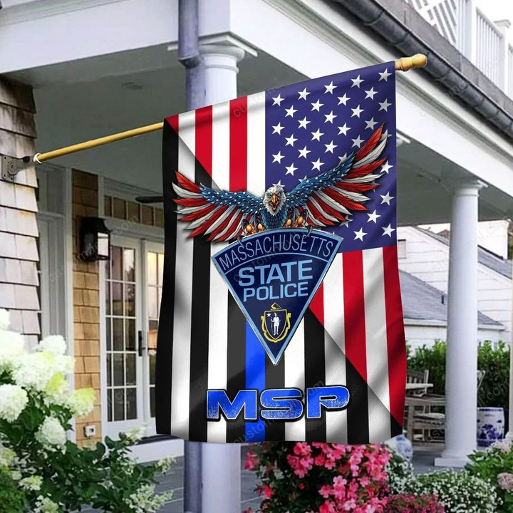 AIO Pride - Massachusetts State Police House Flag
