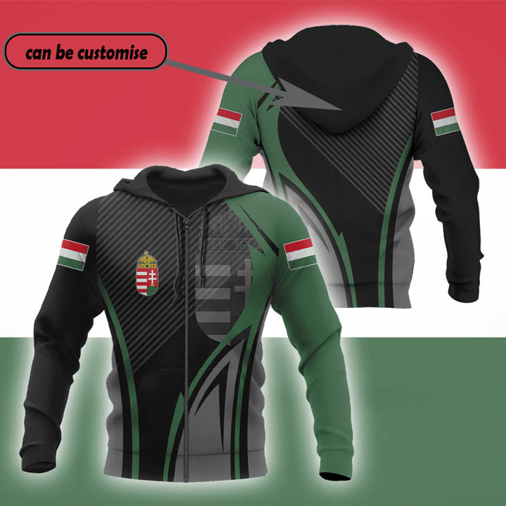 AIO Pride - Customize Hungary Free Fire And Coat Of Arms Unisex Adult Shirts
