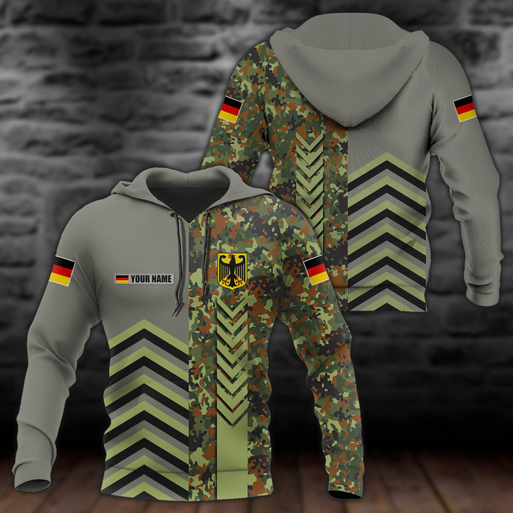 AIO Pride - Customize Coat Of Arms Germany Camo Speed Style Unisex Adult Shirts