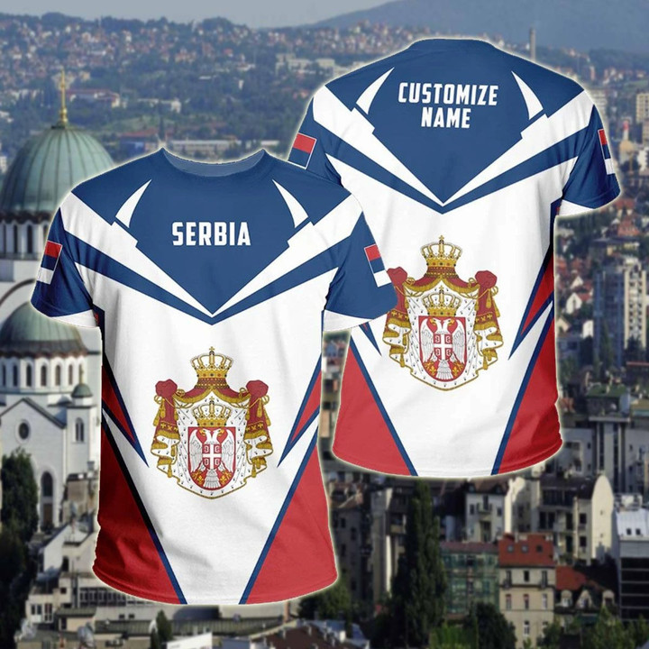 AIO Pride - Customize Serbia New Unisex Adult T-shirt