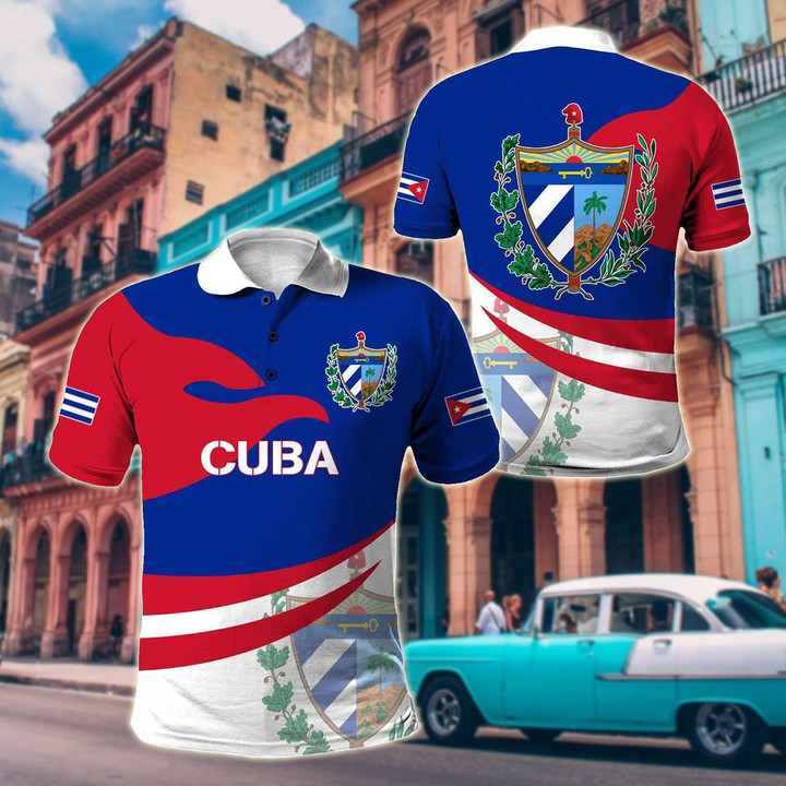 AIO Pride - Cuba Pround Version Unisex Adult Polo Shirt