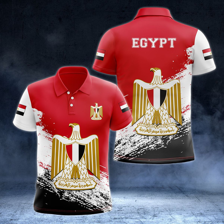 AIO Pride - Egypt Coat Of Arms - New Version Unisex Adult Polo Shirt