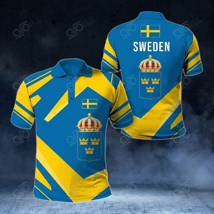 AIO Pride - Sweden Design Unisex Adult Polo Shirt