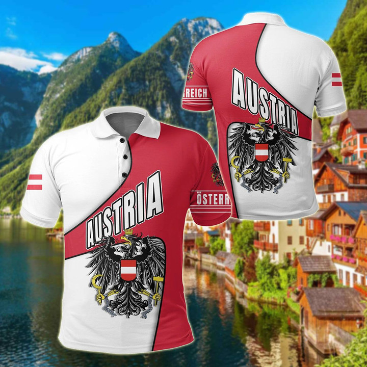 AIO Pride - Austria Heart And Soul Unisex Adult Polo Shirt