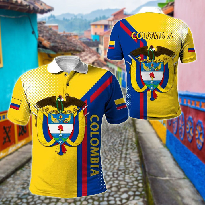 AIO Pride - Colombia Style Unisex Adult Polo Shirt