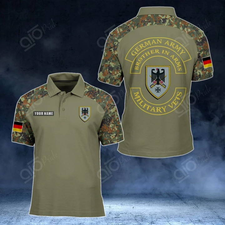 AIO Pride - Customize German Army Unisex Adult Polo Shirt