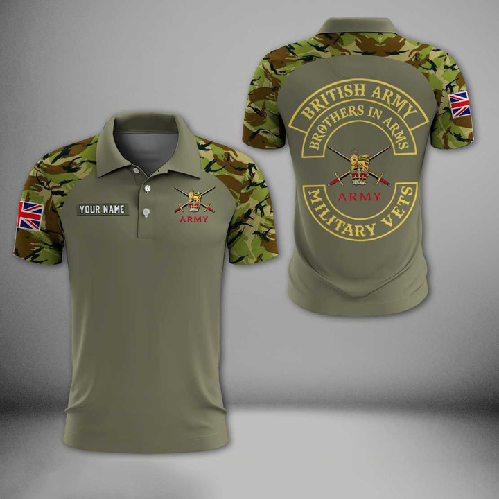 AIO Pride - Customize British Army Unisex Adult Polo Shirt