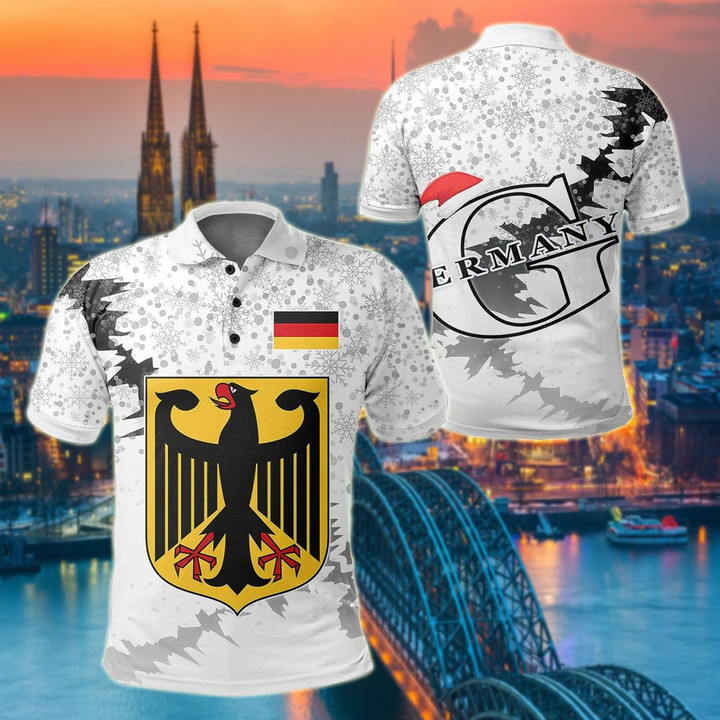 AIO Pride - Germany Christmas Coat Of Arms X Style Unisex Adult Polo Shirt