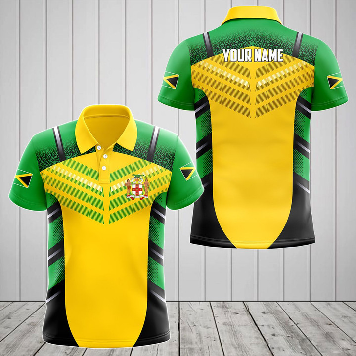 AIO Pride - Customize Jamaica Future Armor Unisex Adult Polo Shirt