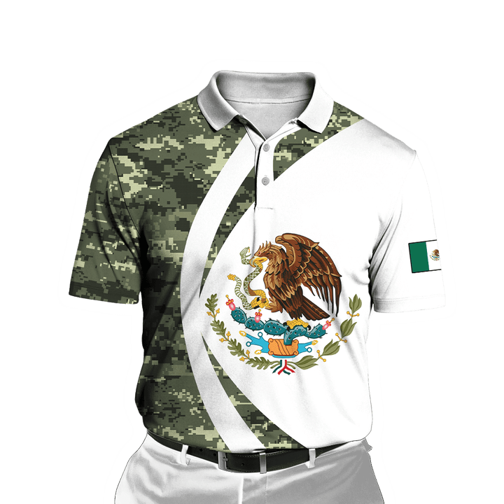 AIO Pride Mexico 3D All Over Printed Polo Shirt