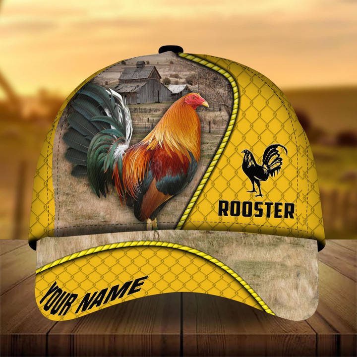 AIO Pride Premium Unique Farm Rooster Hats, Rooster Lovers Cap Multicolored Custom Name
