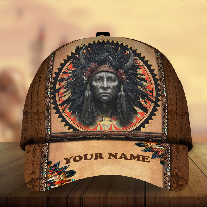 AIO Pride Premium Native American Patriarch Warriors Hats Custom Name