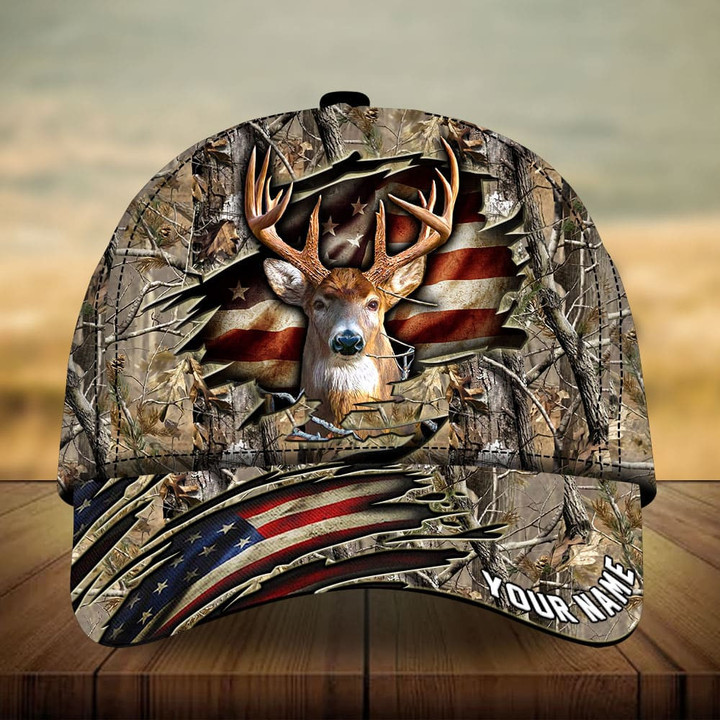AIO Pride Premium Loralle Cracked Deer Hunting Hats 3D Multicolor Custom Name