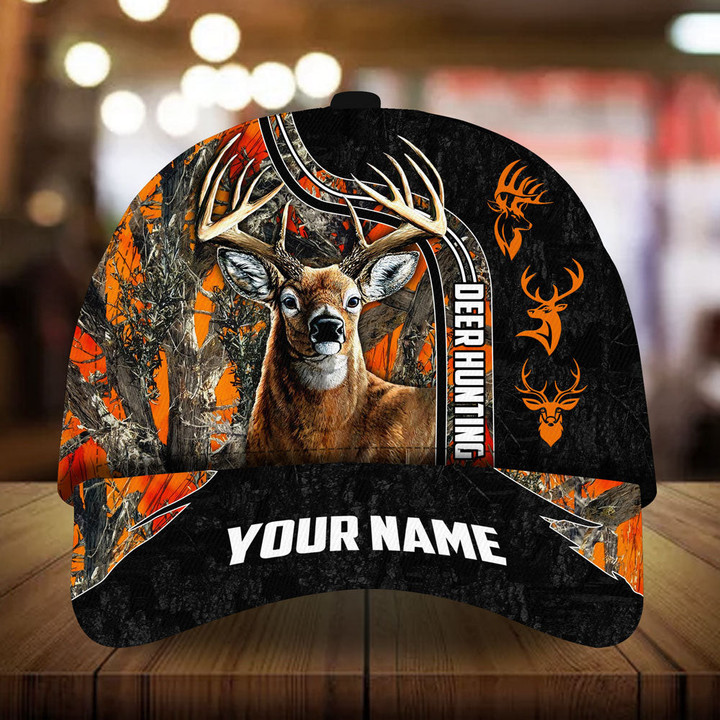 AIO Pride Super Cool Camo Deer Hunting Hats 3D Multicolored Custom Name