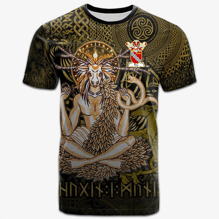 AIO Pride Ray Family Crest T-Shirt - Celtic God of the Forest