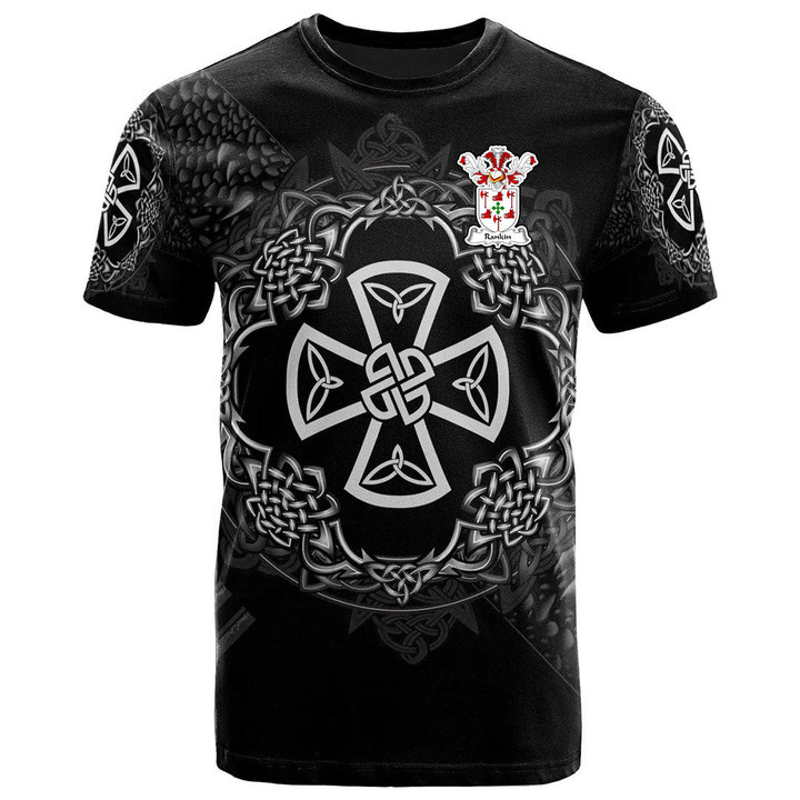 AIO Pride Rankin Family Crest T-Shirt - Celtic Cross With Knot