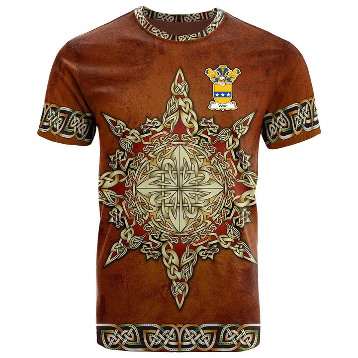 AIO Pride Weir Family Crest T-Shirt - Celtic Compass