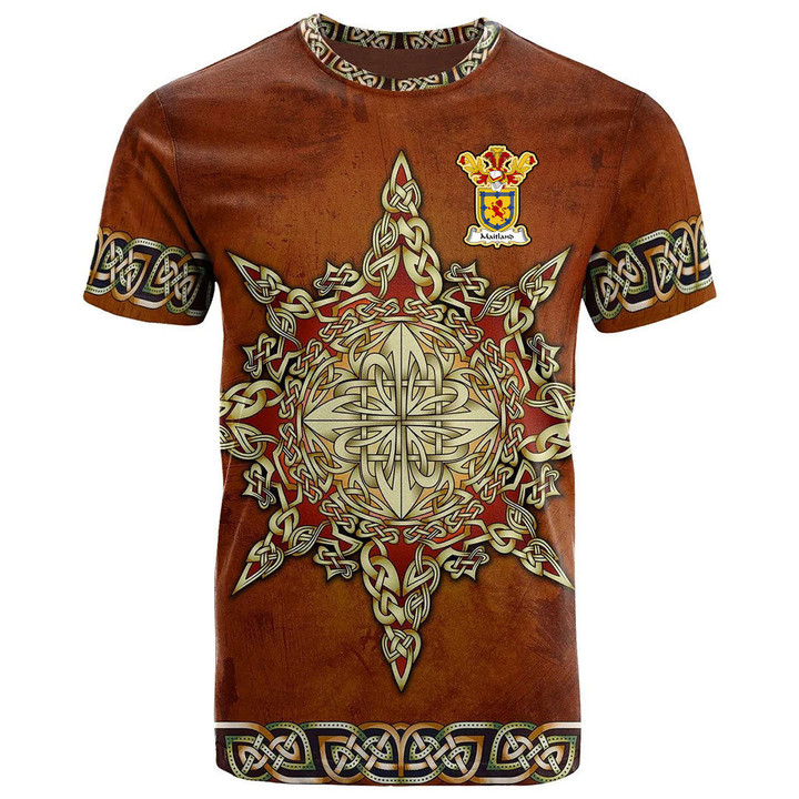 AIO Pride Maitland Family Crest T-Shirt - Celtic Compass