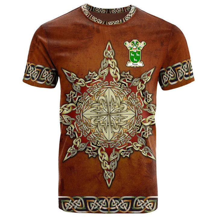 AIO Pride Troup Family Crest T-Shirt - Celtic Compass