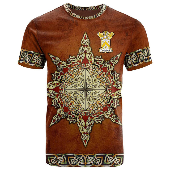AIO Pride Wiseman Family Crest T-Shirt - Celtic Compass