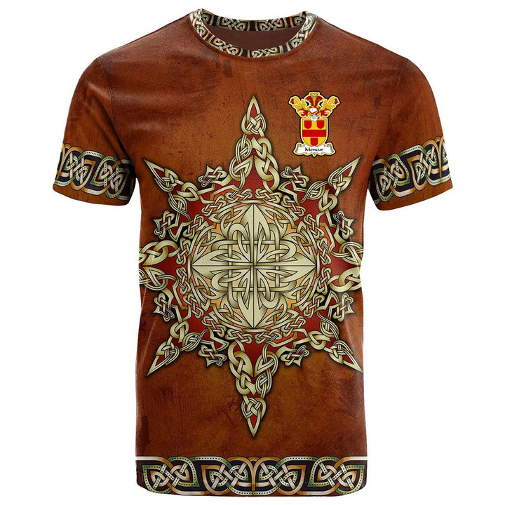 AIO Pride Moncur Family Crest T-Shirt - Celtic Compass