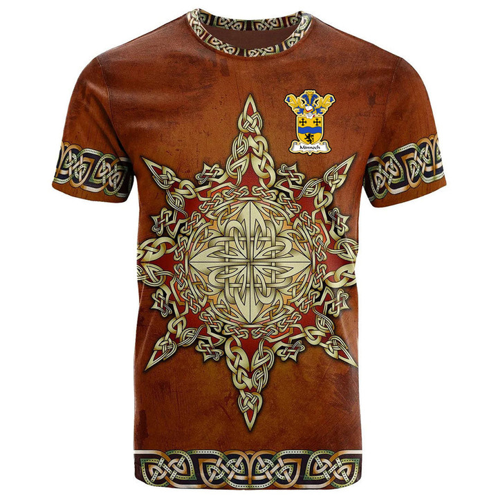 AIO Pride Minnoch Family Crest T-Shirt - Celtic Compass