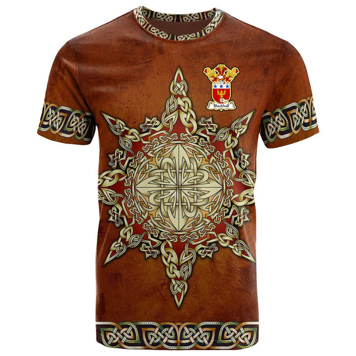 AIO Pride Blackhall Family Crest T-Shirt - Celtic Compass