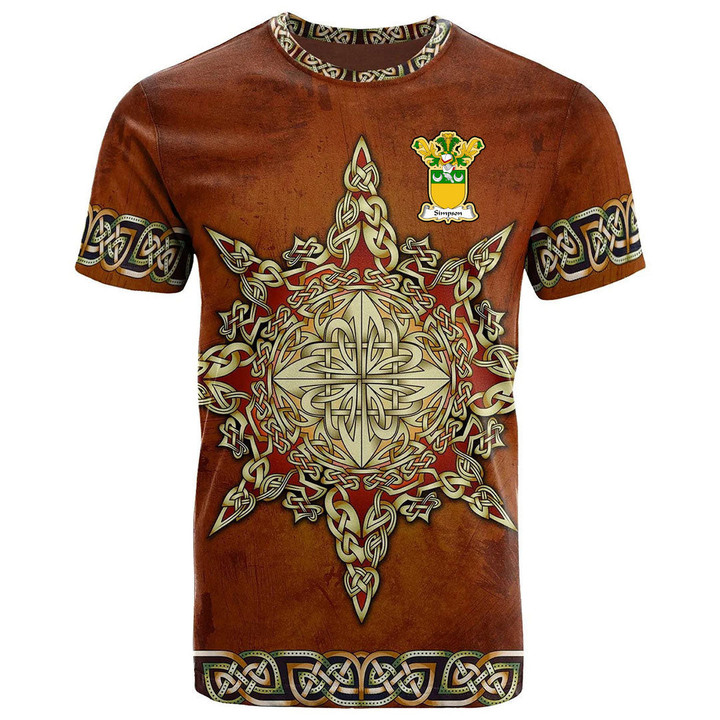 AIO Pride Simpson Family Crest T-Shirt - Celtic Compass