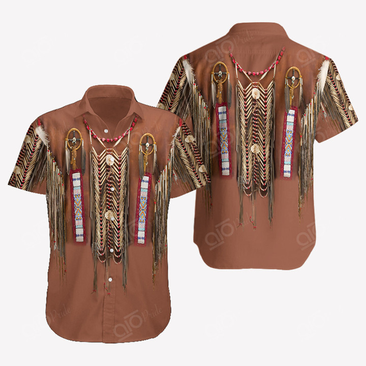 AIO Pride Native American Traditional Clothes 3D Hawaiian Shirt