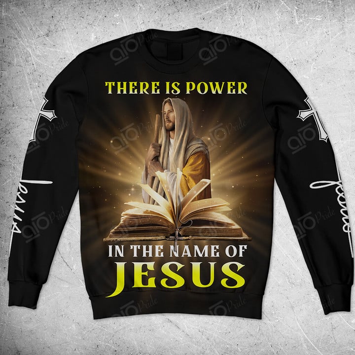 AIO Pride There Is Power In The Name Of Jesus Sweatshirt